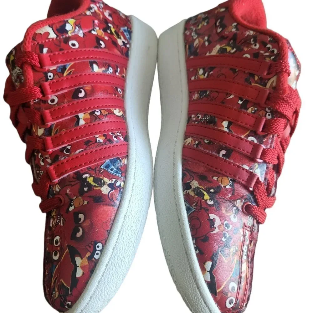 ‎K- Swiss Angry Birds Red 10 Years Collector's Kids Boys Girls Sneakers